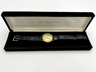 t660 1986 The Franklin Mint Vintage Gold Eagle Watch | eBay