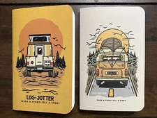 Log + Jotter  Dot Graph Notebook Set Of 2   The Slide In  -  The Bus    2022