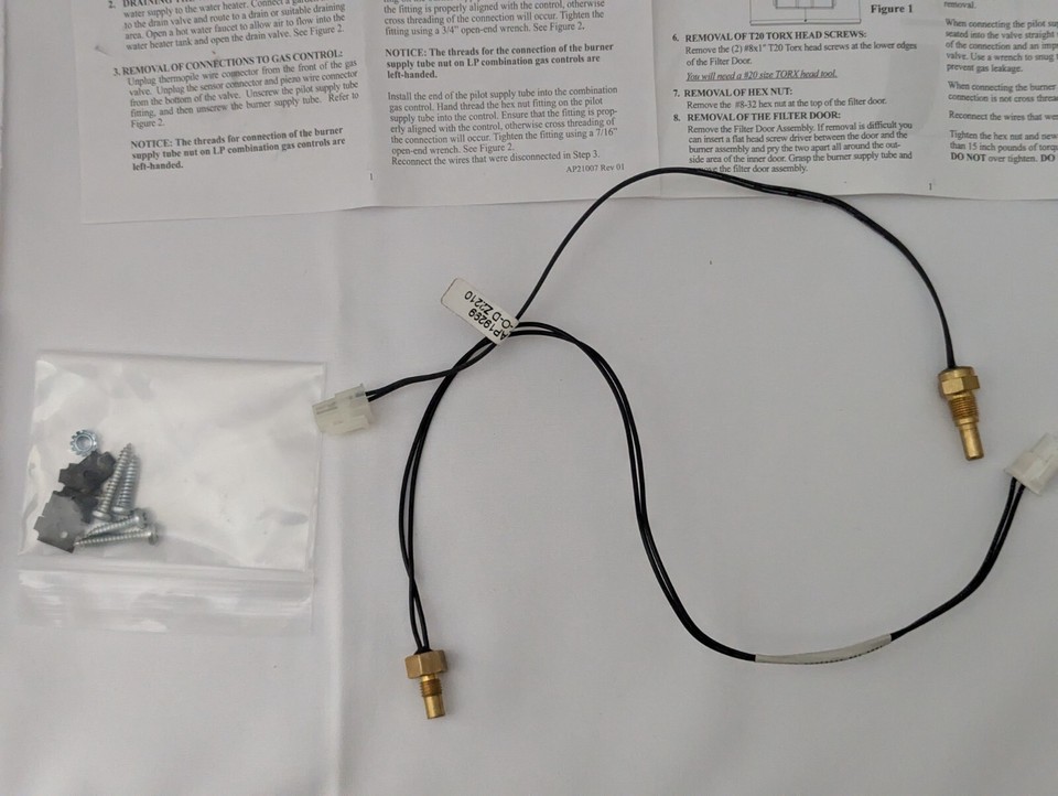 Protech SP20867B Gas Control (Water Heater Thermostat) Chamber Sensor