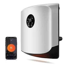 WARMLREC 1500W WiFi Wall-Mounted Electric Space Heater w/ Thermostat & Timer