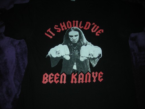 Kanye CLIFF BURTON T-Shirt BLACK 