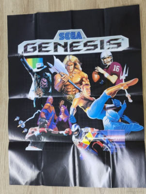 SEGA GENESIS POSTER INSERT - CLASSIC GAMES | eBay