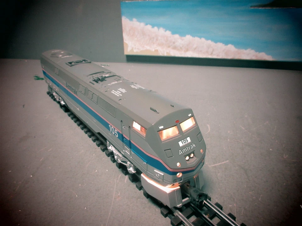 WILLIAMS GEN 105 AMTRAK GENESIS POMER W/HORN CAB#105 NEW W/O.B. - Image 2 of 4