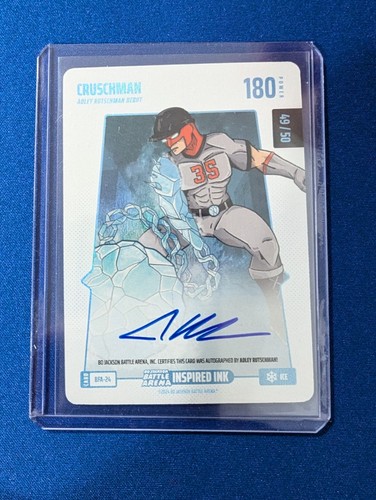 2024 Bo Jackson Battle Arena CRUSHMAN ADLEY RUTSCHMAN On Card Auto #49/50