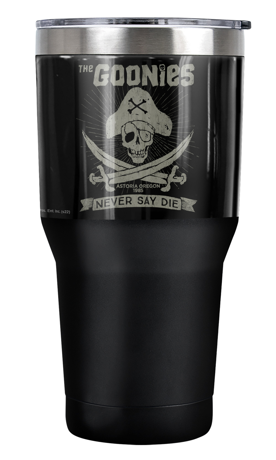 Goonies Never Say Die Tumbler 30oz Vacuum Insulated & Double Wall