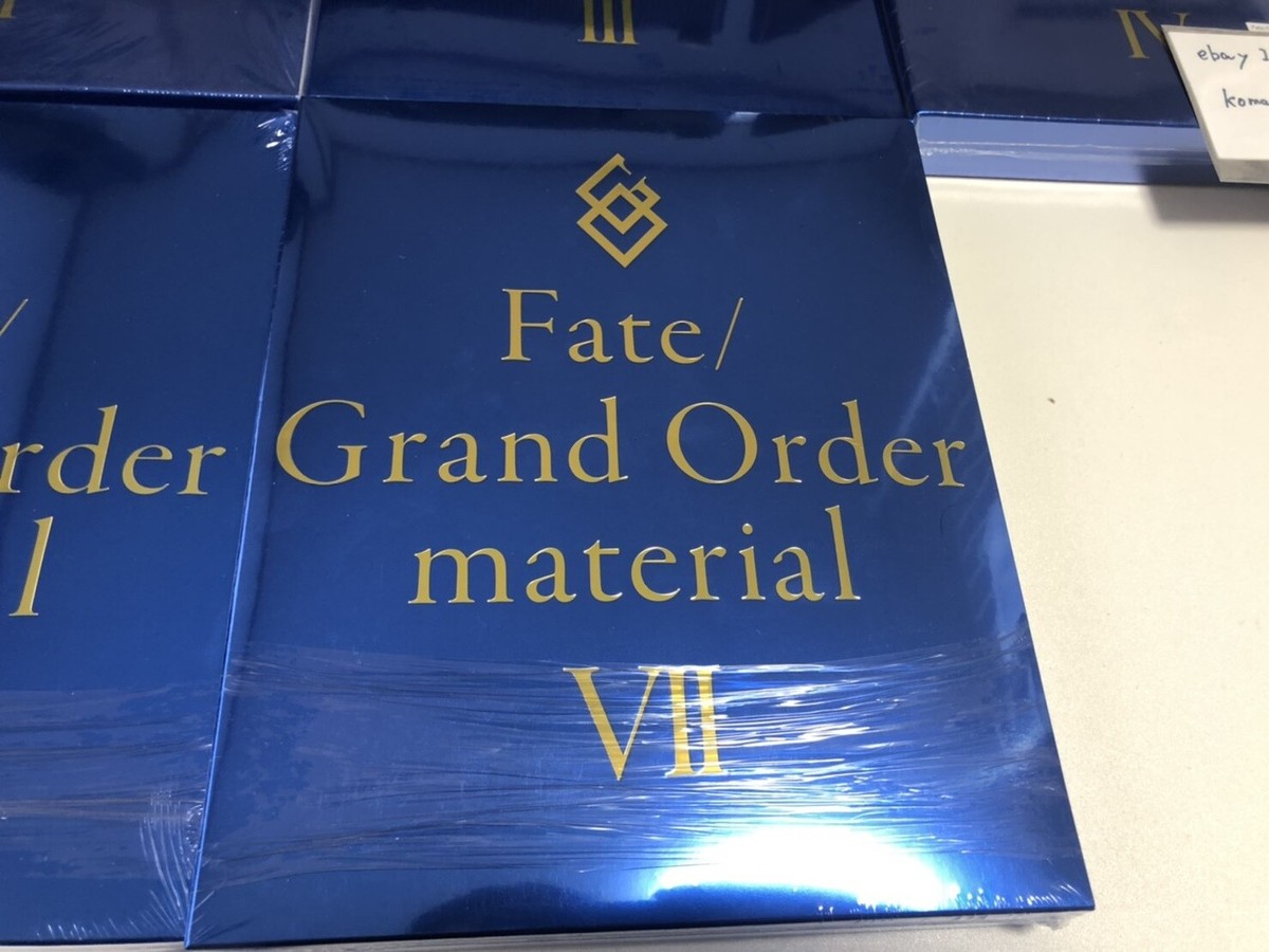 Fate Grand Order Material 1 to 12 +1 13set art book fgo type moon anime  saber