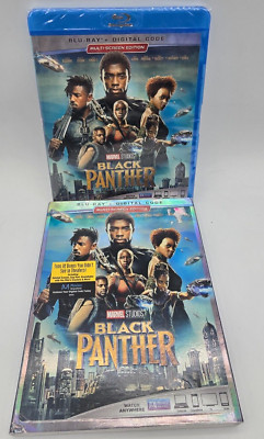 Black Panther (Blu-ray, 2018) NEW Sealed!!! W~ Slipcover! Chadwick Boseman