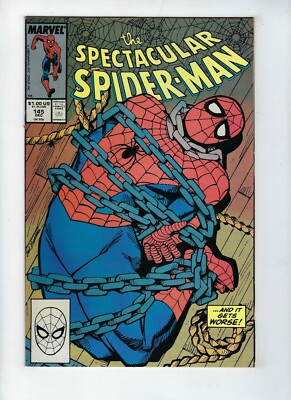 Spectacular Spider-Man # 145 Boomerang appearance Marvel Comics (1988) VF