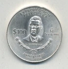 Mexico 100 Pesos 1988 Silver Nationalization of Oil Industry KM 533 Rare UNC