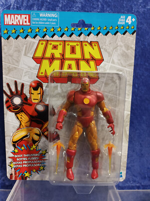 Hasbro Marvel Legends 2017 Vintage Retro inch MOC Iron Man
