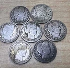 1902-O 1908 1915 1898 1909 1915-D 1915-D Barber Quarter Lot