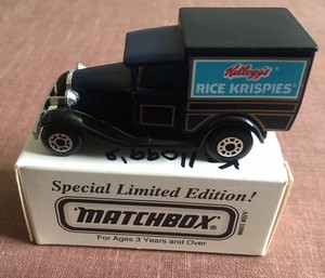 matchbox model a ford 1979 kellogg's