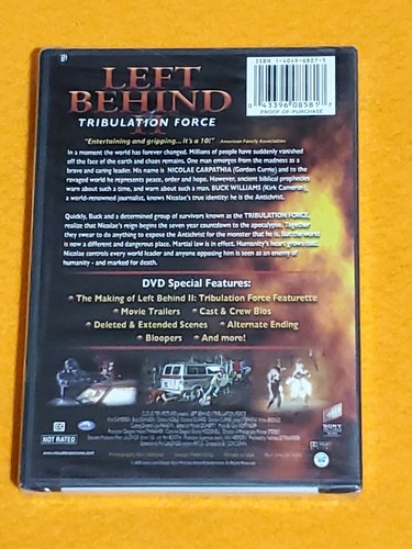 NEW LEFT BEHIND TRIBULATION FORCE MOVIE DVD SPECIAL FEATURES KIRK CAMERON - Picture 2 of 2