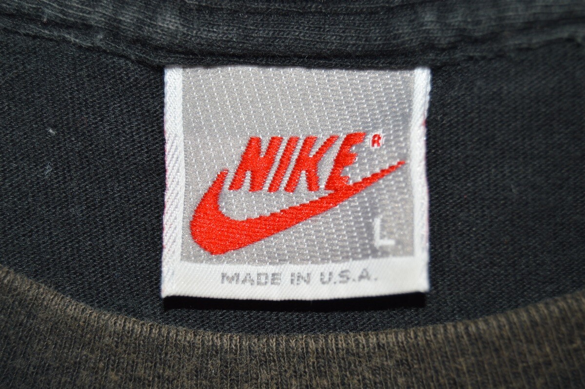 vintage 80s NIKE JUST DO IT SWOOSH LOGO GRAY TAG BLACK vintage 80s NIKE JUST DO IT SWOOSH LOGO GRAY TAG BLACK