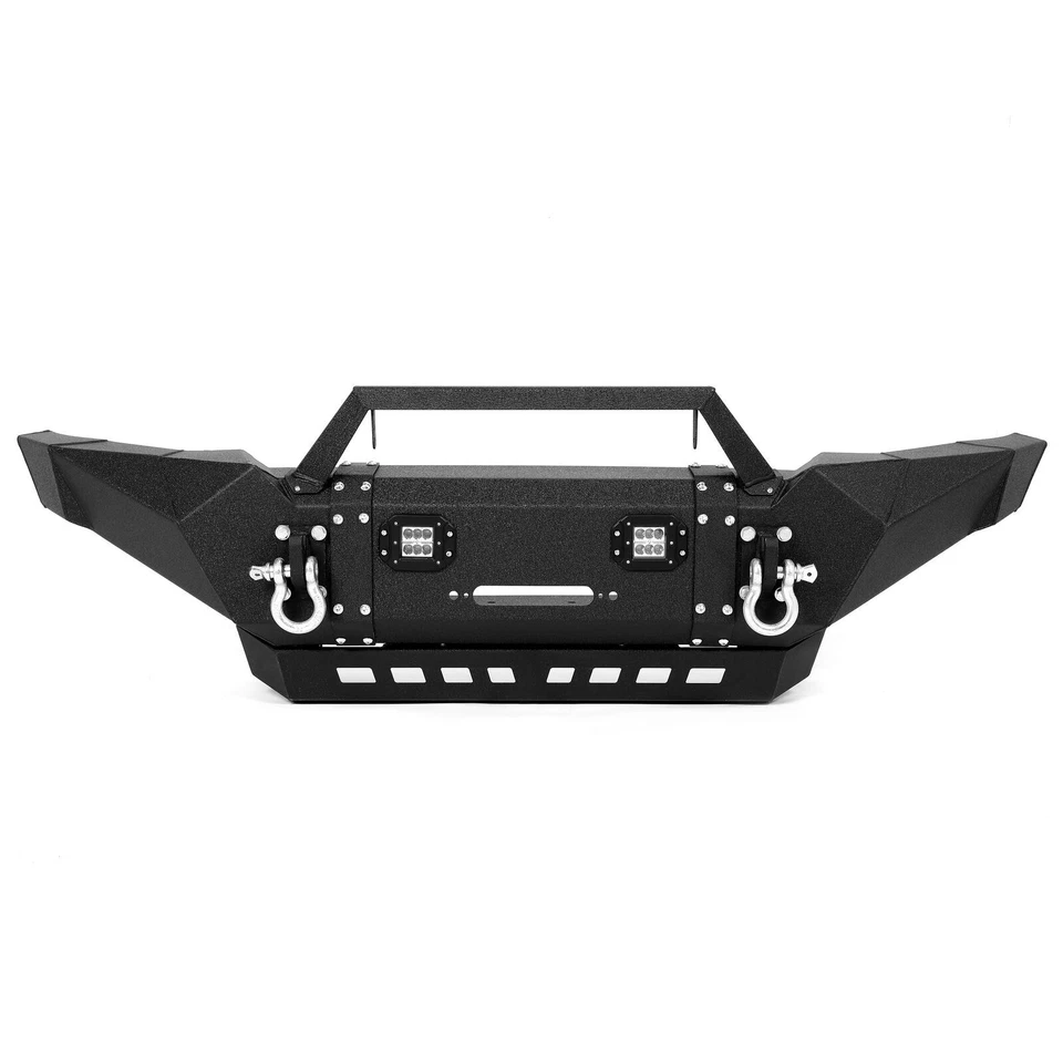 Front/ Rear Bumper W/ LED Lights & D-Rings For Toyota Tacoma 2005-2015 - Image 4 of 4