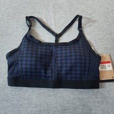 NIKE Women Indy Icon Clash Light Support Sports Bra DD1086 410 - Sz Large New