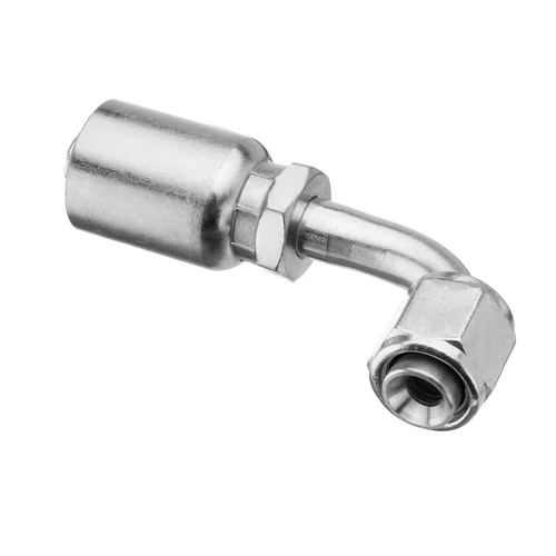 10 Pack 3/8" JIC 37° Female 90° Elbow Hydraulic Hose Fittings For 3/8" I.D. Hose - Picture 10 of 13