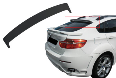 passend für BMW X6 E71 Tuning Sportpaket Dachspoiler Dach Fenster Spoiler Dachhe