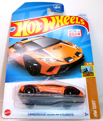 2024 HOT WHEELS 1:64 HW DIRT 6/10 ORANGE LAMBORGHINI HURACAN