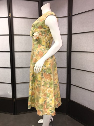 50s/60s Vintage Gorgeous Floral Dress, Rockabilly, Retro, Pin-Up, Cocktail, - Bild 5 von 7