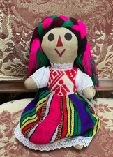 Vintage Mexican Rag Doll.