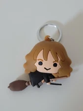 HARRY POTTER 3D COLLECTION KEYCHAIN SERIES 1 - HERMIONE ON BROOM *RARE*