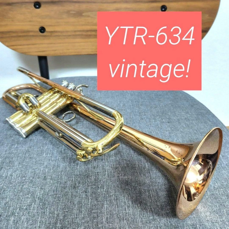 YAMAHA YTR-634 Vintage Trumpet Red Brass Bell Used With Hard Case - Image 2 of 4