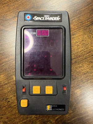 Vintage 1981 Entex Space Invaders Handheld Portable Video Game, Parts*