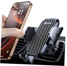 Phone Holders for Your Car - Air Vent Phone Mount, Ultra-Stable Metal Black