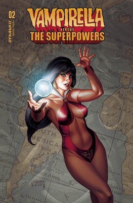 VAMPIRELLA VS SUPERPOWERS #2 VARIANT CVR D LINSNER DYNAMITE