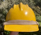 Vintage Original Yellow Bullard 502 Fiberglass Hard Boiled Hard Hat