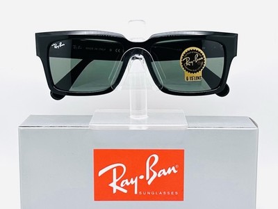 Ray-Ban Inverness 54mm Square Sunglasses - Black Frame / Green G-15 Lens RB2191