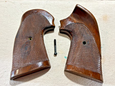 Vintage Herretts Walnut Wood Grips - Colt Python. Used.
