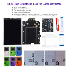 3D Bracket 8 Palette V5 Pro OSD Menu Full Size RIPS Backlight LCD Kit For GB DMG