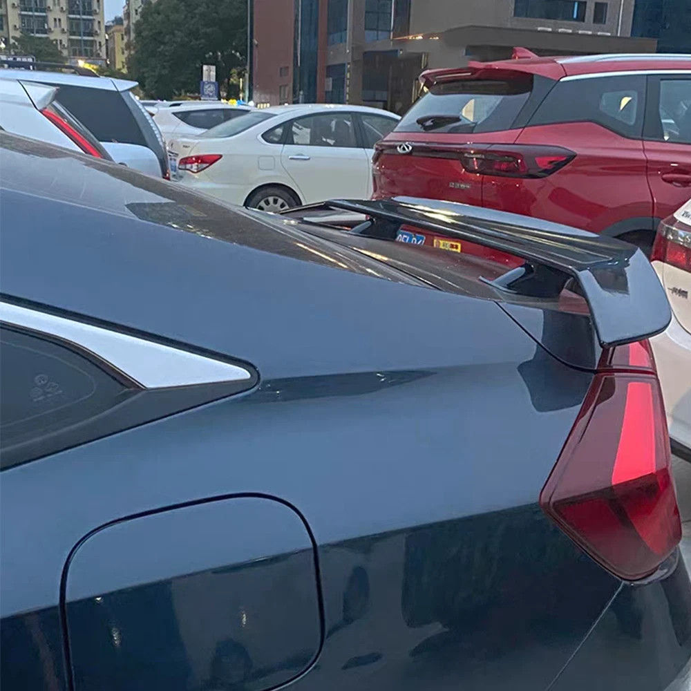 Carbon Fiber Rear Trunk Spoiler Lip Roof Tail Wing 55'' For Maserati GranTurismo