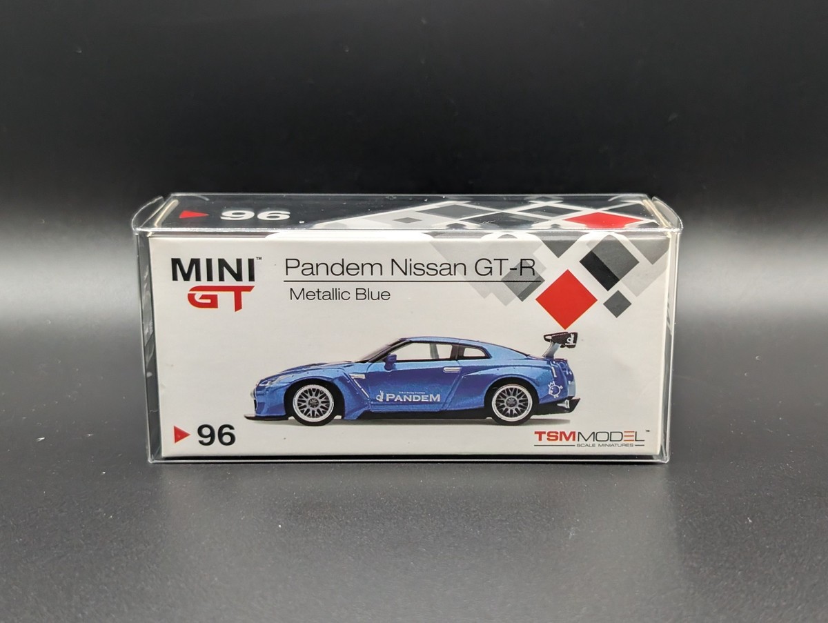 1:64 MINI GT Pandem Nissan GTR R35 Metallic Blue #96 | eBay