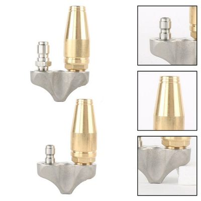 #ad For Turbo Sewer Drain Cleaning Nozzle for Pressure Washer Metal Spray Head $56.23