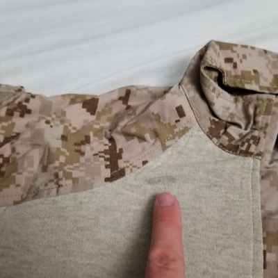 USMC FROG Combat Shirt Uniform Desert Marpat Medium Regular Crye