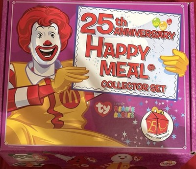 McDonald's 25th Anniversary Beanie Babies Complete Set With Box