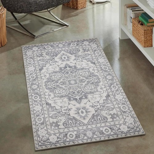 2x3 Area Rugs for Entryway,Kitchen- Stain Resistant & Washable Vintage Front ... - Picture 6 of 9
