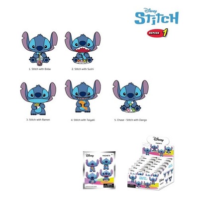 Disney Stitch - PVC Relief Magnet - Series 1 (Blind Bag)