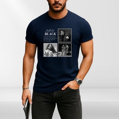 Ästhetisches schwarzes Musik inspiriertes T-Shirt - Unisex Passform - 5 Farboptionen