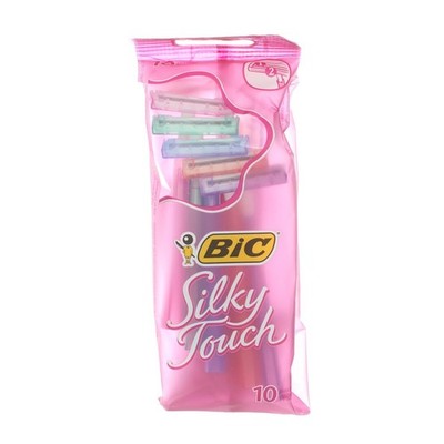 2 Pack BiC Silky Touch Disposable Razors, 2 Blades, 10 Ct