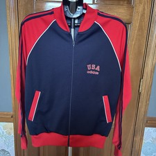 Vintage Team USA Adidas Track Jacket Size Medium