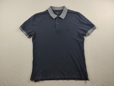 Rodd Gunn Sports Fit Mens Medium Navy Blue Polo Shirt Golf