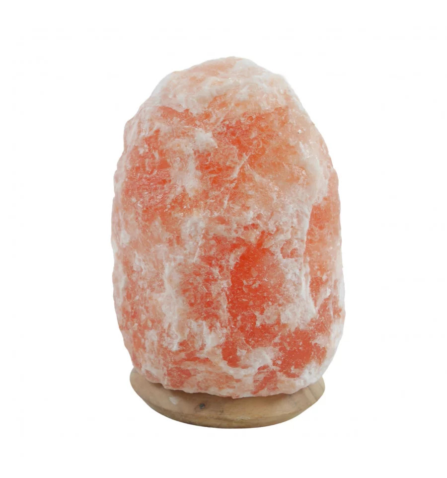 Lampe en cristal de sel de l'Himalaya grand modèle 23 29cm veilleuse naturelle salon et chambre