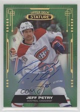 2021-22 Upper Deck Stature Green Photo Variant 2/10 Jeff Petry #81 Auto s4p