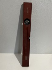 Vintage Stanley No.0 Wooden Level  Cherry Wood USA