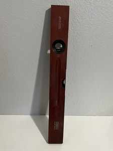 Vintage Stanley No.0 Wooden Level Cherry Wood USA