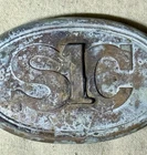 CIVIL WAR CONFEDERATE CSA 1ST SOUTH CAROLINA  BELT  BUCKLE